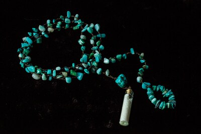 Crystal Beads - Head Hair Body Wrap - Hippie Boho Festival Gemstone Jewelry - image3